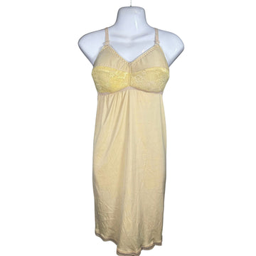 Blendivo Soft Silk Nightdress – Lace Elegance(Beige)