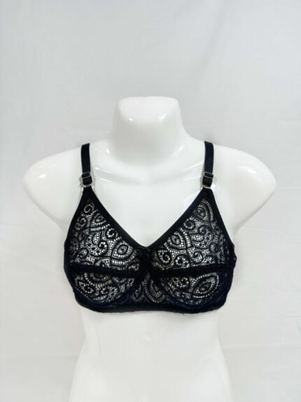 Lycra Mesh Bra (Black)