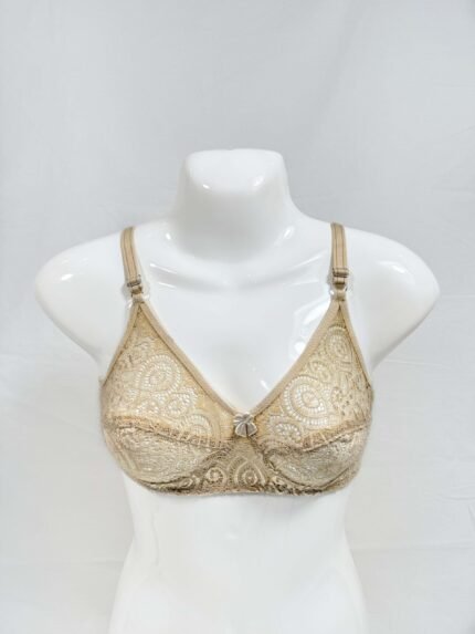 Lycra Mesh Bra (Beige)