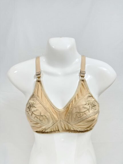 Embroided Summer Bra (Beige)