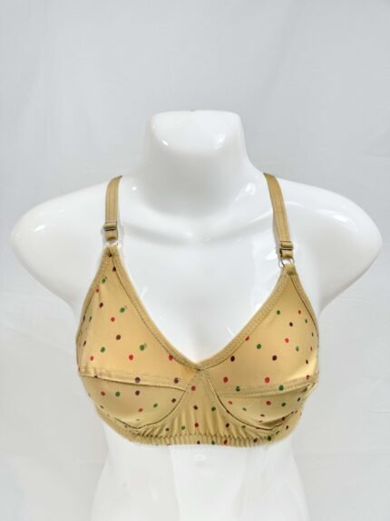 Lycra Multi Dot Printed Bra