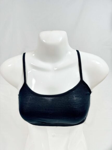 Classic Soft Jersey Bralette (Black)