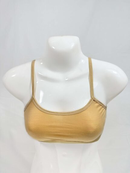 Classic Soft Jersey Bralette (Beige)