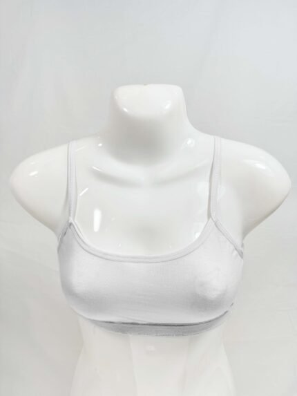Classic Soft Jersey Bralette (White)