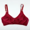 Blendivo Embroided Summer Bra (Burgundy) - Image 2