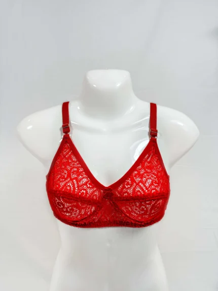 Blendivo FlexFit Lycra Mesh Bra (RED)