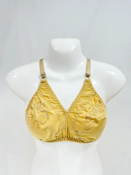 Blendivo Cotton Bra with Delicate Embroidery