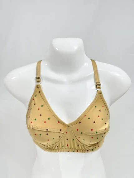 Blendivo Lycra Multi Dot Printed Bra